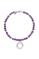 Pulsera Mujer Plata 925 Chakras Corona