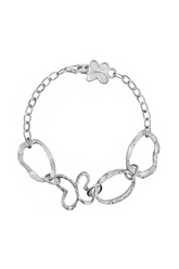 Pulsera Mujer Plata 925 Liberty Eslabones Mariposa