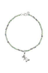 Pulsera Mujer Plata 925 Alegria Libélula Hilo Multicolor