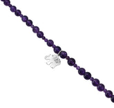 Pulsera Básica Amatistas Charm Elefante Ganesha