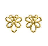 Broqueles Mujer Plata 925 Serenata Dorados