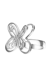 Anillo Aurora Mariposa Voladora 1 Mm Grande