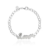 Pulsera Love Calligraphy - Tanya Moss