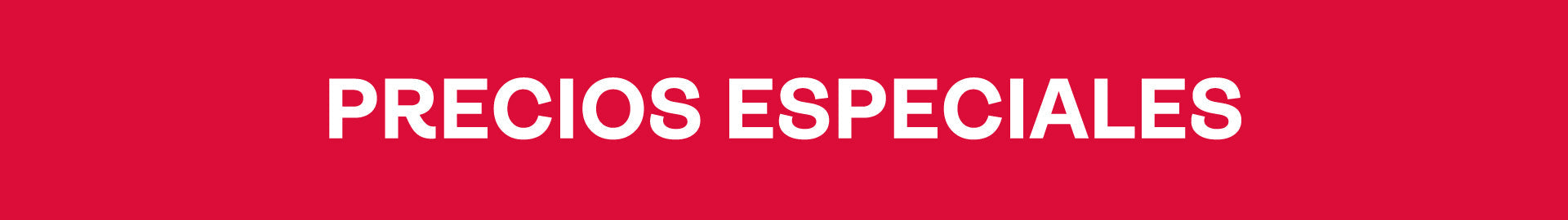 Descuentos especiales
