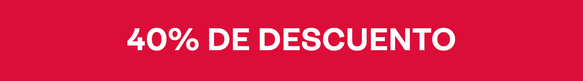 40% de Descuento