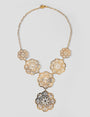 Collar Plata 925 Zen Geometría 6 Módulos Dorado - Tanya Moss