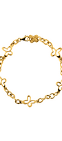 Pulsera 5 Mariposas Dorada - Tanya Moss