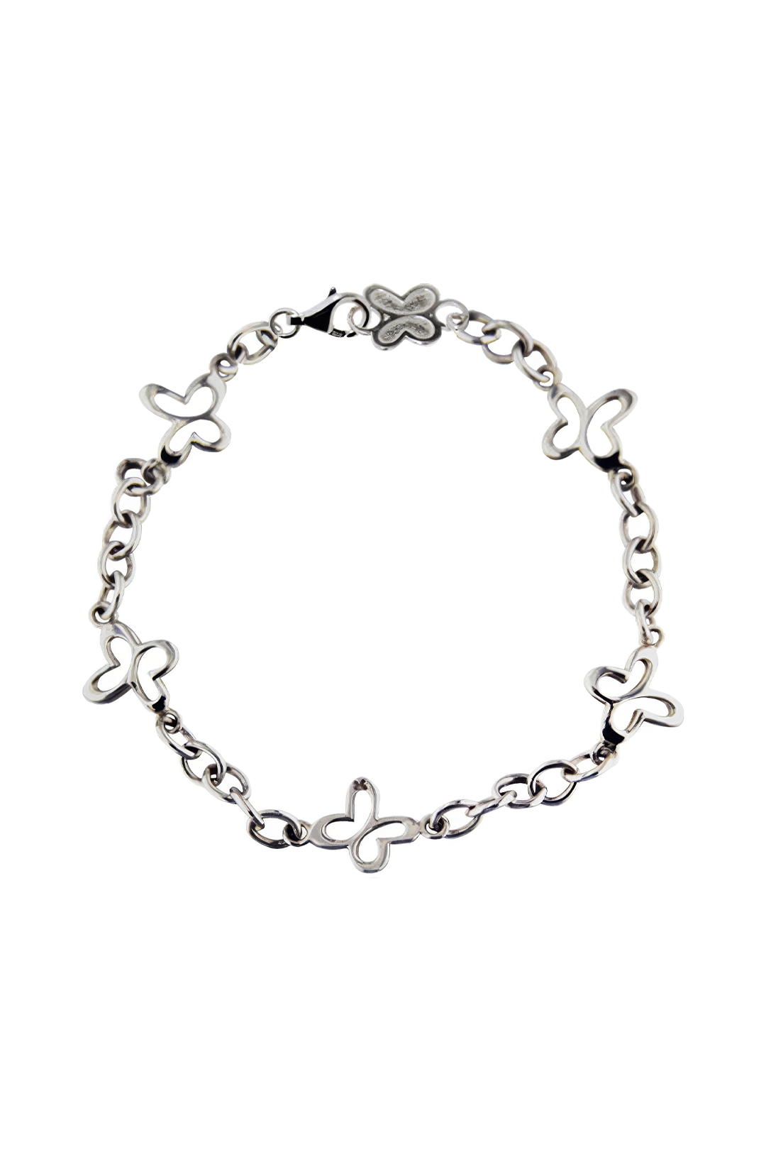 Pulsera Cadena Eslabones Con Mariposa Mini 5