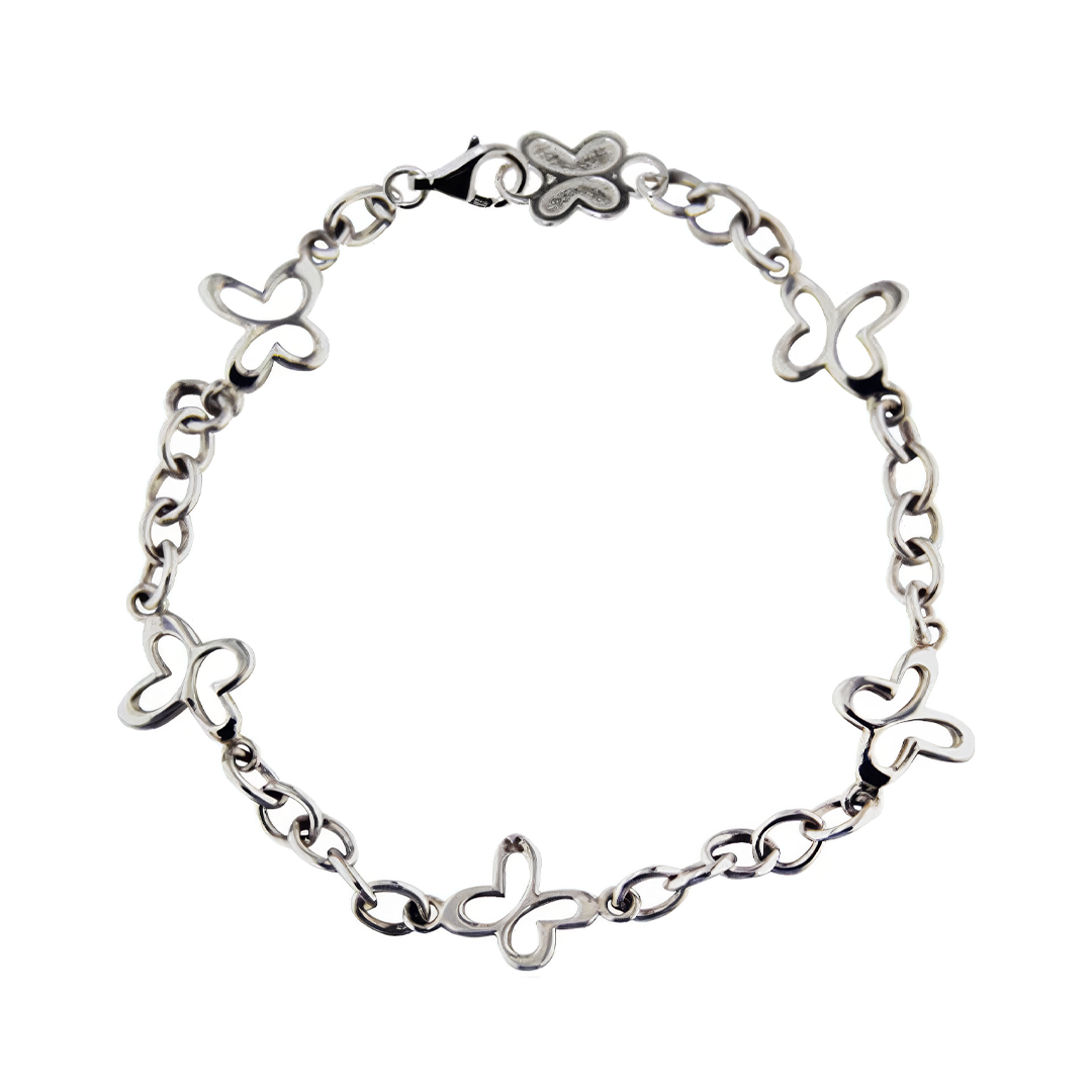 Pulsera Cadena Eslabones Con Mariposa Mini 5 - Tanya Moss