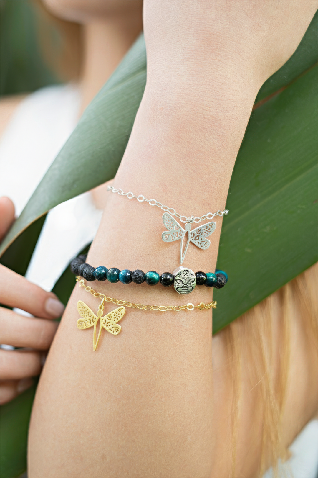 Pulsera Libelula Plata - Tanya Moss