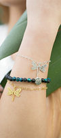 Pulsera Libelula Plata - Tanya Moss