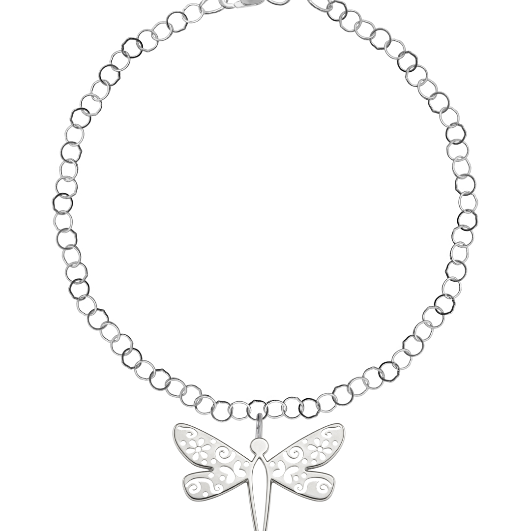Pulsera Libelula Plata - Tanya Moss