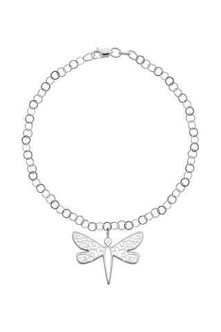 Pulsera Libelula Plata