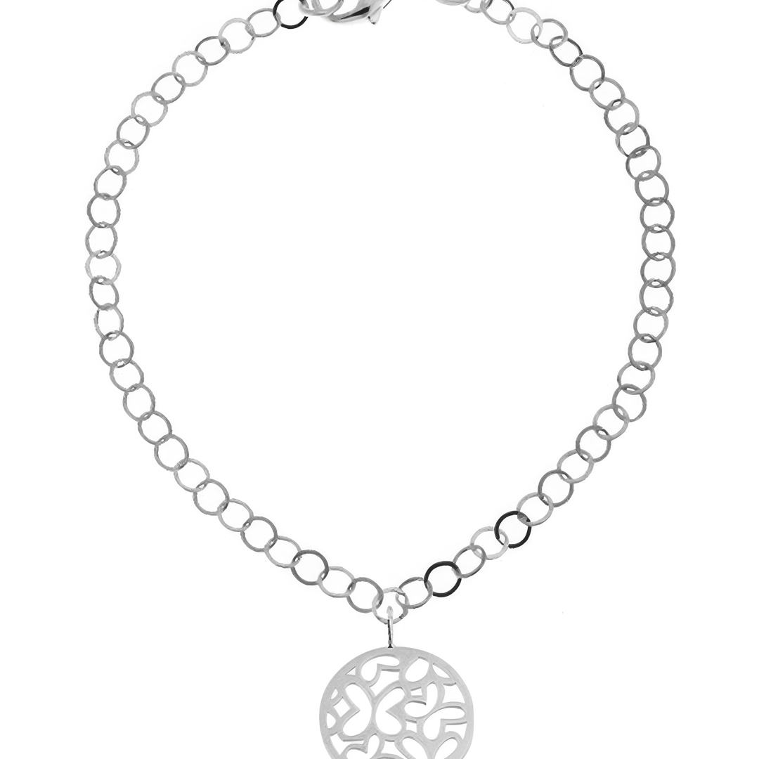 Pulsera Con Charm Circular Multimariposa - Tanya Moss