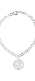 Pulsera Con Charm Circular Multimariposa - Tanya Moss