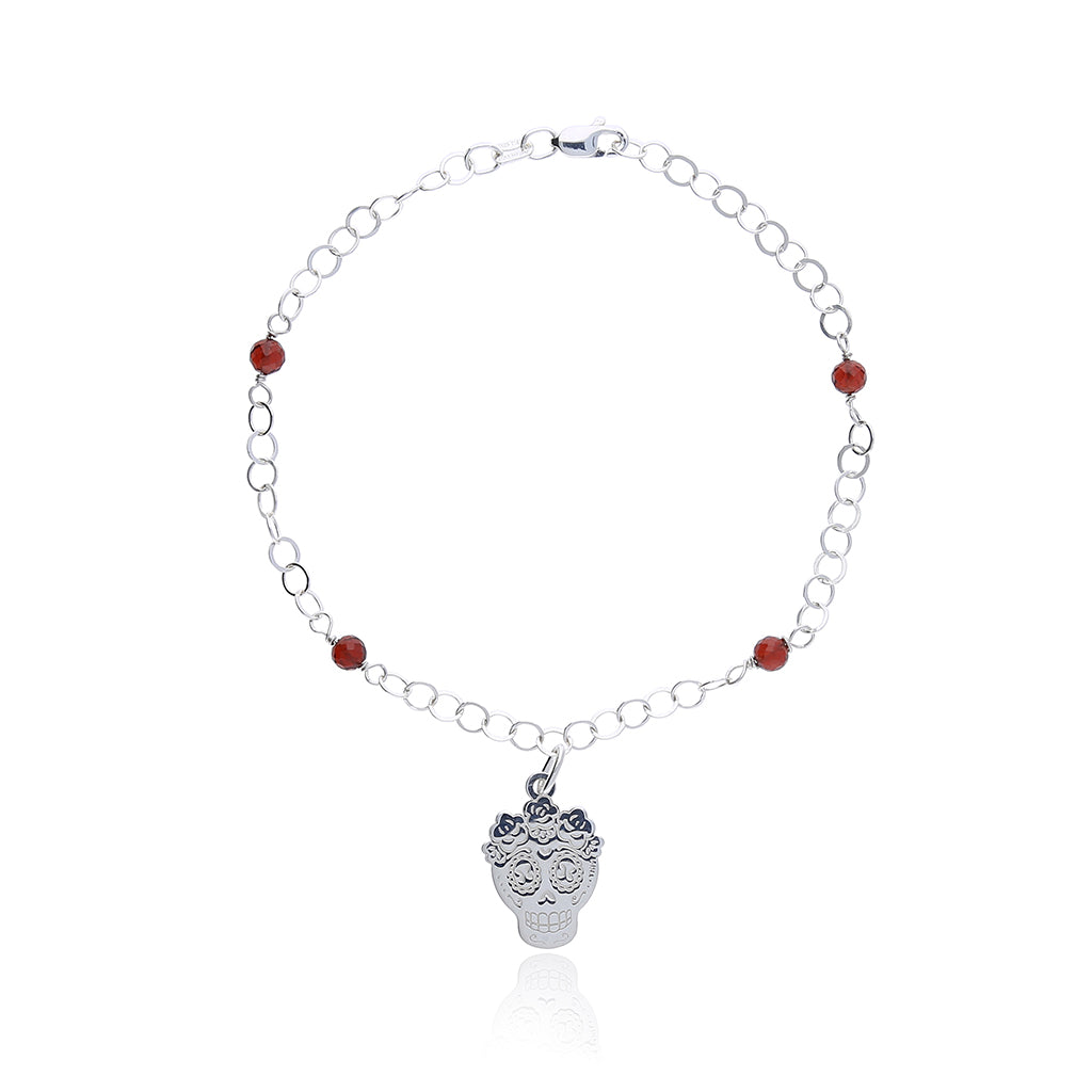 Pulsera Catrina con Granate - Tanya Moss