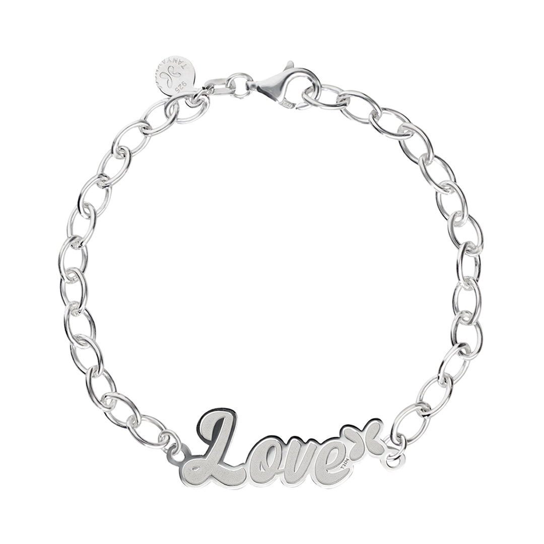 Pulsera Love Calligraphy - Tanya Moss