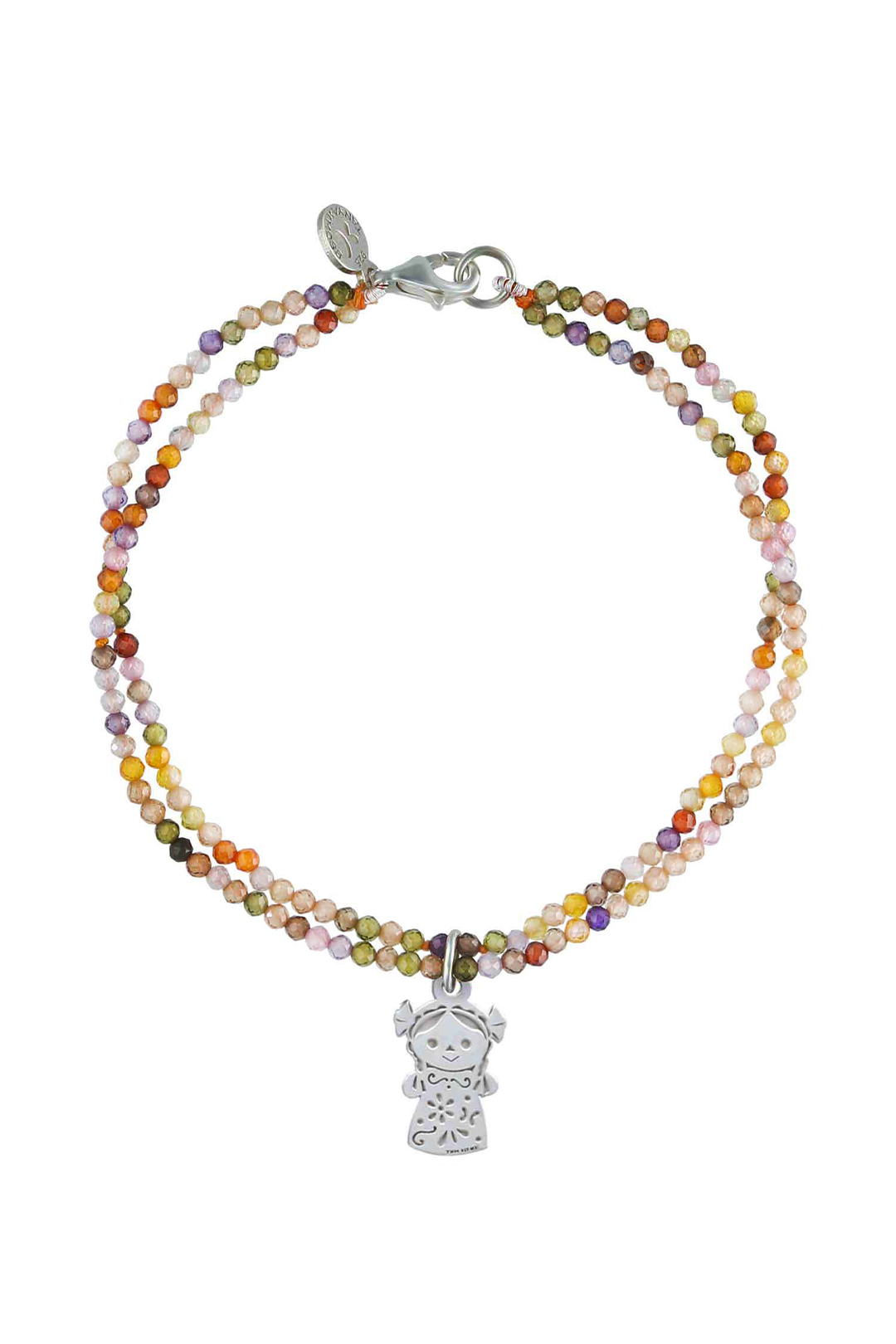 Pulsera Doble con Circonia Muñeca Maria - Tanya Moss
