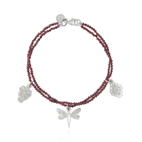 Pulsera Mujer Plata 925 Mexicanizado Libelula