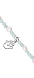 Pulsera Mujer Plata 925 Carisma Mano / Amazonita / Perla Rosa - Tanya Moss