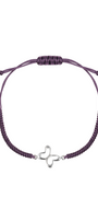Pulsera Mujer Plata 925 Alegria Mariposa Tejida Uva