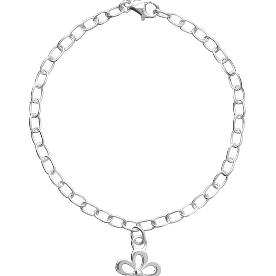 Pulsera Mujer Plata 925 Alegria Flor - Tanya Moss