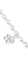 Pulsera Mujer Plata 925 Alegria Flor - Tanya Moss