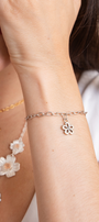 Pulsera Mujer Plata 925 Alegria Flor - Tanya Moss