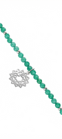 Pulsera Chakra Corazón Con Agata Verde - Tanya Moss