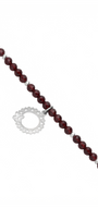 Pulsera Chakra Corona Granate - Tanya Moss