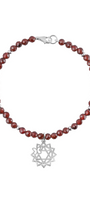Pulsera Chakra Corazon Granate - Tanya Moss
