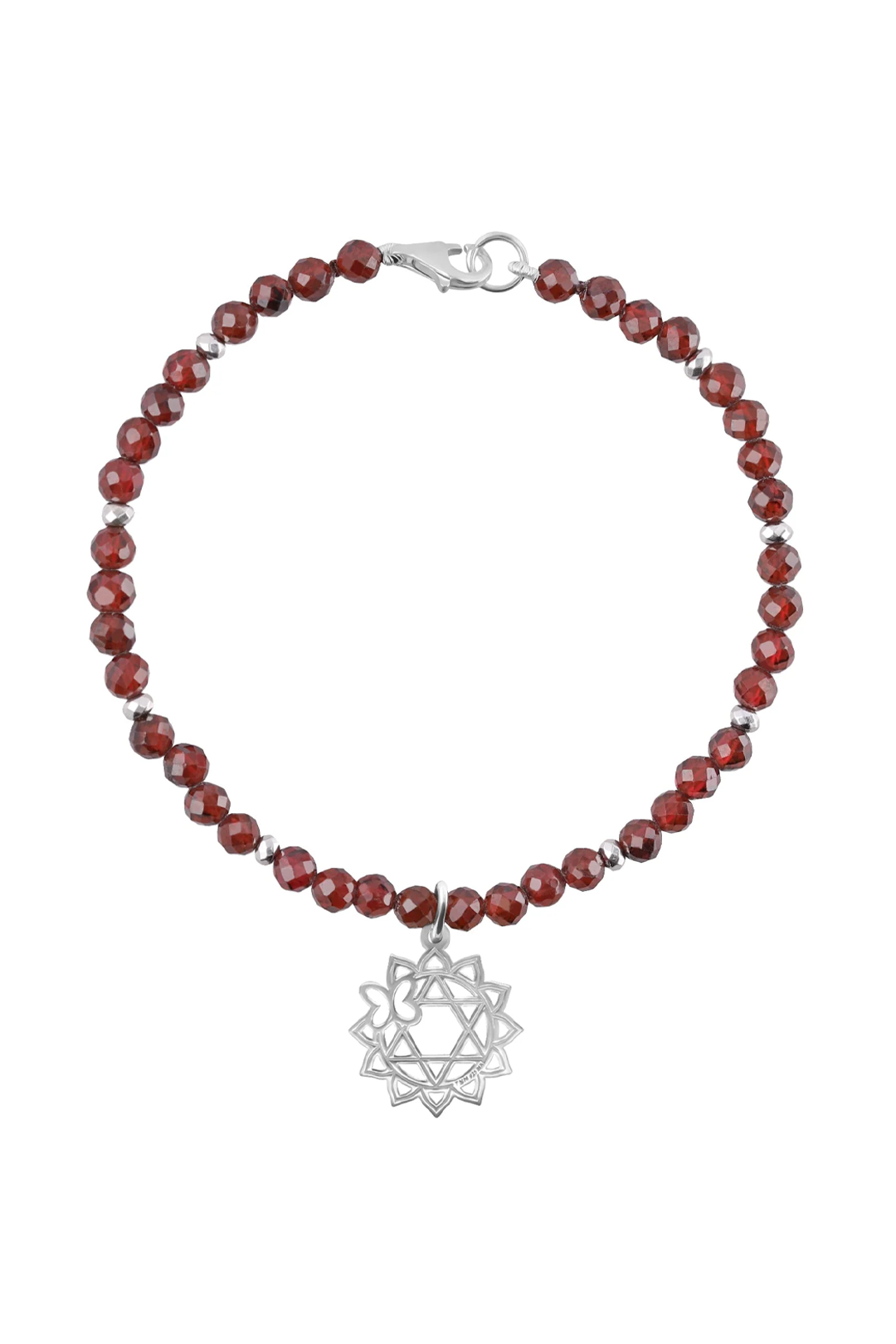 Pulsera Chakra Corazon Granate - Tanya Moss