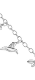 Pulsera Mujer Plata 925 Mensaje Amor Charms Colibri Hojas Flor - Tanya Moss