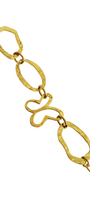Pulsera Mujer Plata 925 Liberty Eslabones Mariposa Dorado - Tanya Moss
