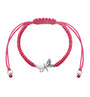 Pulsera Mujer Plata 925 Alegria Libélula Tejida Rosa - Tanya Moss