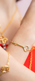 Pulsera Llave Del Corazon Dorada - Tanya Moss