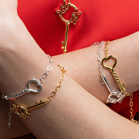 Pulsera Mujer Plata 925 Única Corazon