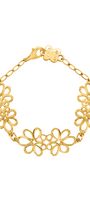 Pulsera Mujer Plata 925 Serenata 3 Modulos Dorada - Tanya Moss