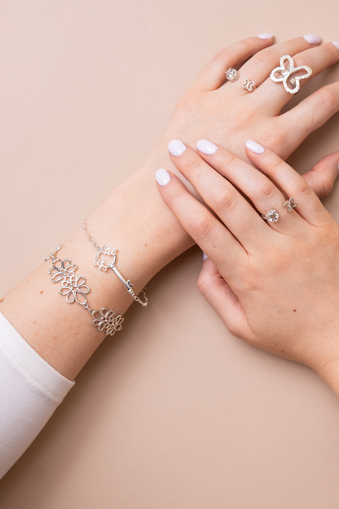 Pulsera Mujer Plata 925 Serenata 3 Modulos - Tanya Moss