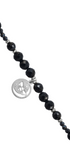 Pulsera Mujer Plata 925 Magia Luna Prosperidad Agata Negra - Tanya Moss