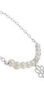 Pulsera Plata 925 Dalia Flor y Perlas - Tanya Moss