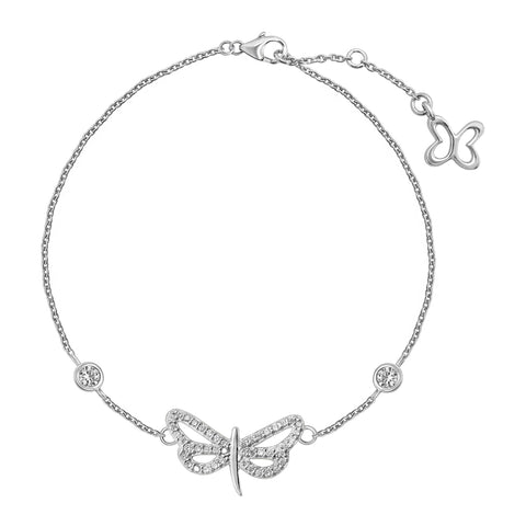 Pulsera Libelula Con Circonias