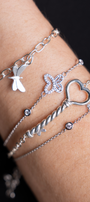 Pulsera Lucina Monarca Con Circonias - Tanya Moss