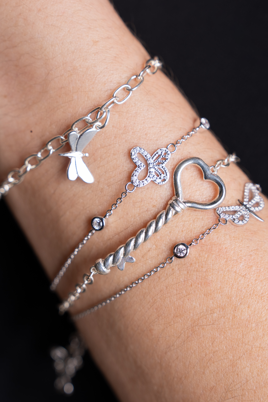 Pulsera Lucina Monarca Con Circonias - Tanya Moss