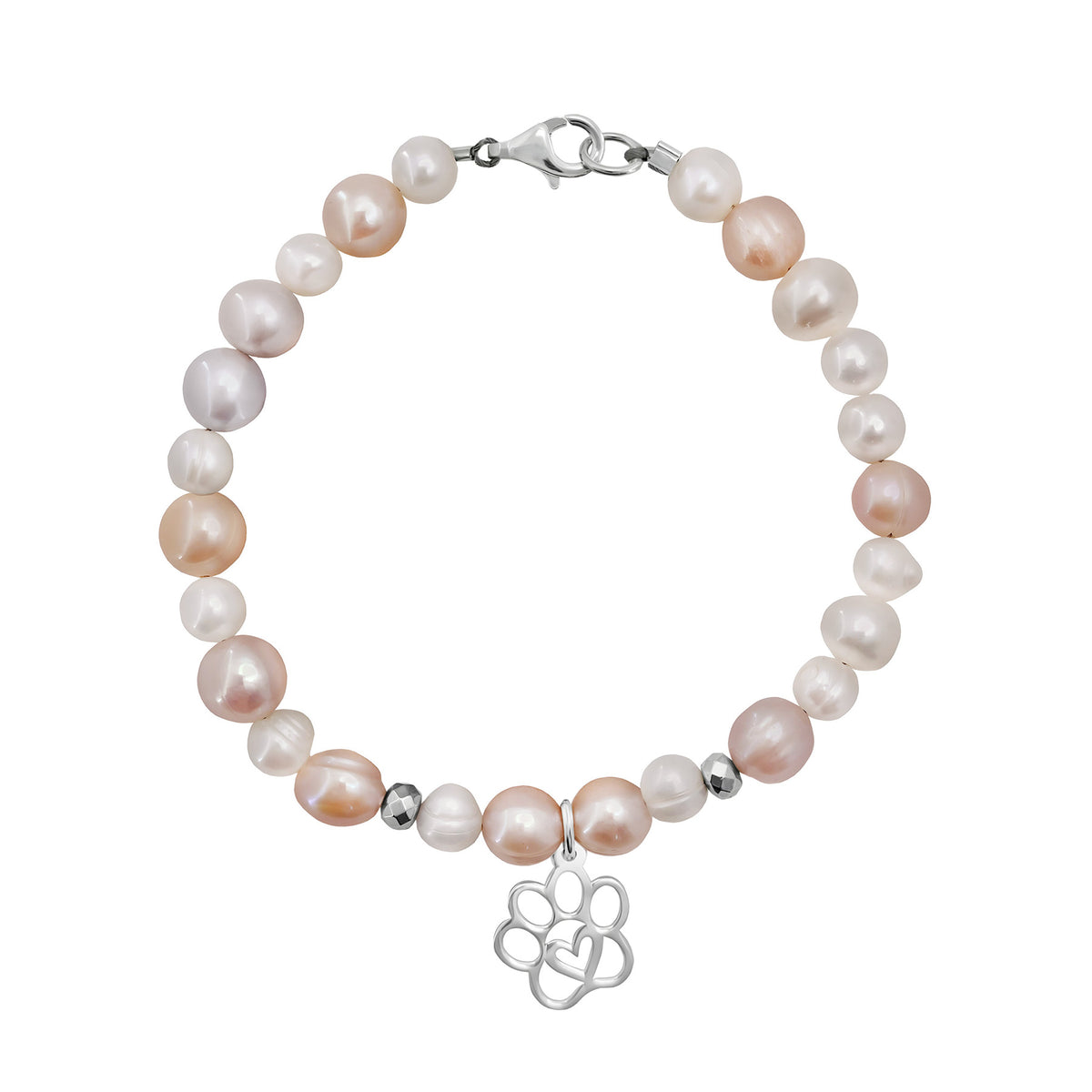 Pulsera Huellitas Perla