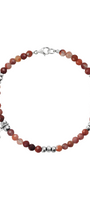 Pulsera Cornalina Con Mariposa Plata - Tanya Moss