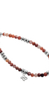 Pulsera Cornalina Con Mariposa Plata - Tanya Moss