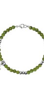 Pulsera Nefrita Con Mariposa Plata - Tanya Moss