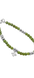 Pulsera Nefrita Con Mariposa Plata - Tanya Moss