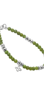 Pulsera Nefrita Con Mariposa Plata - Tanya Moss